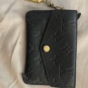 Authentic LOUIS VUITTON Empreinte Key Pouch in Black